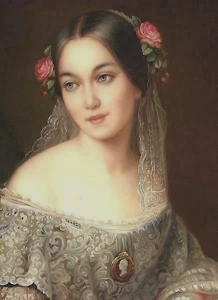 портрет - дама - оригинал