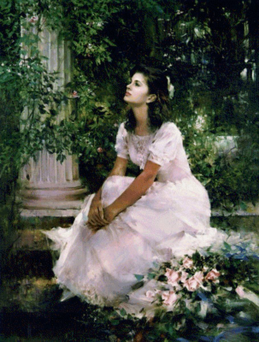 девичьи грёзы - девушка, любовь, романтика - предпросмотр