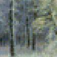 Предпросмотр схемы вышивки «зимний лес» (№1759423)