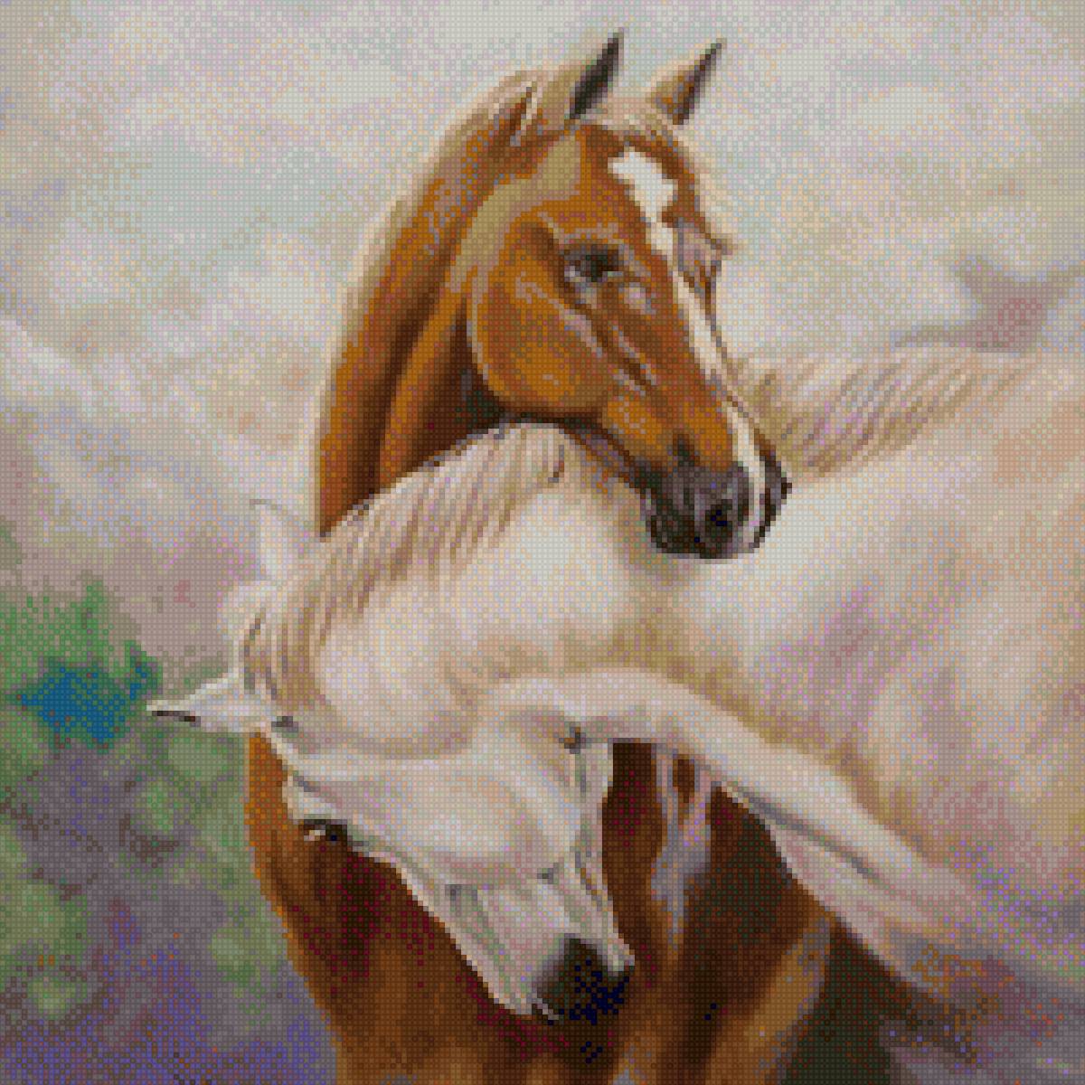 2 Лошадки - лошадь - предпросмотр