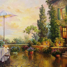 Схема вышивки «Terrace»