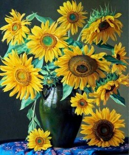Подсолнухи - цветы - оригинал