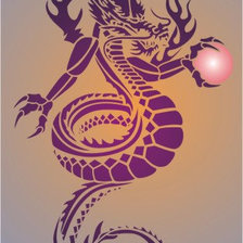 Оригинал схемы вышивки «дракон» (№1761360)