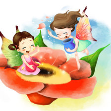 Схема вышивки «лесная сказка фей»