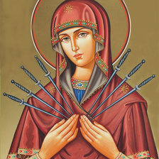 Схема вышивки «Семистрельная»