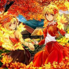 Схема вышивки «Осеннее аниме»