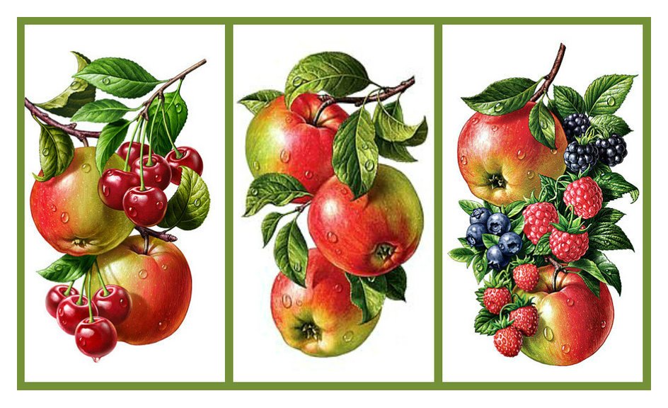 Для кухни - фрукты - оригинал