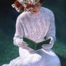 Схема вышивки «интересная книга»