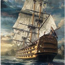 Схема вышивки «ФРЕГАТ»