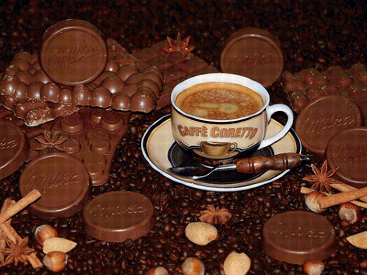 Для кухни - чашка, шоколад, кофе - предпросмотр