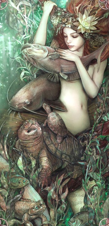 русалка - девушка - оригинал