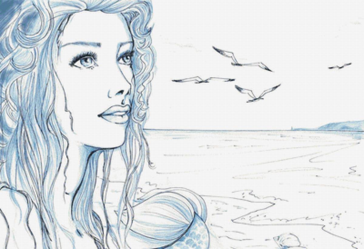 русалка - девушка - предпросмотр