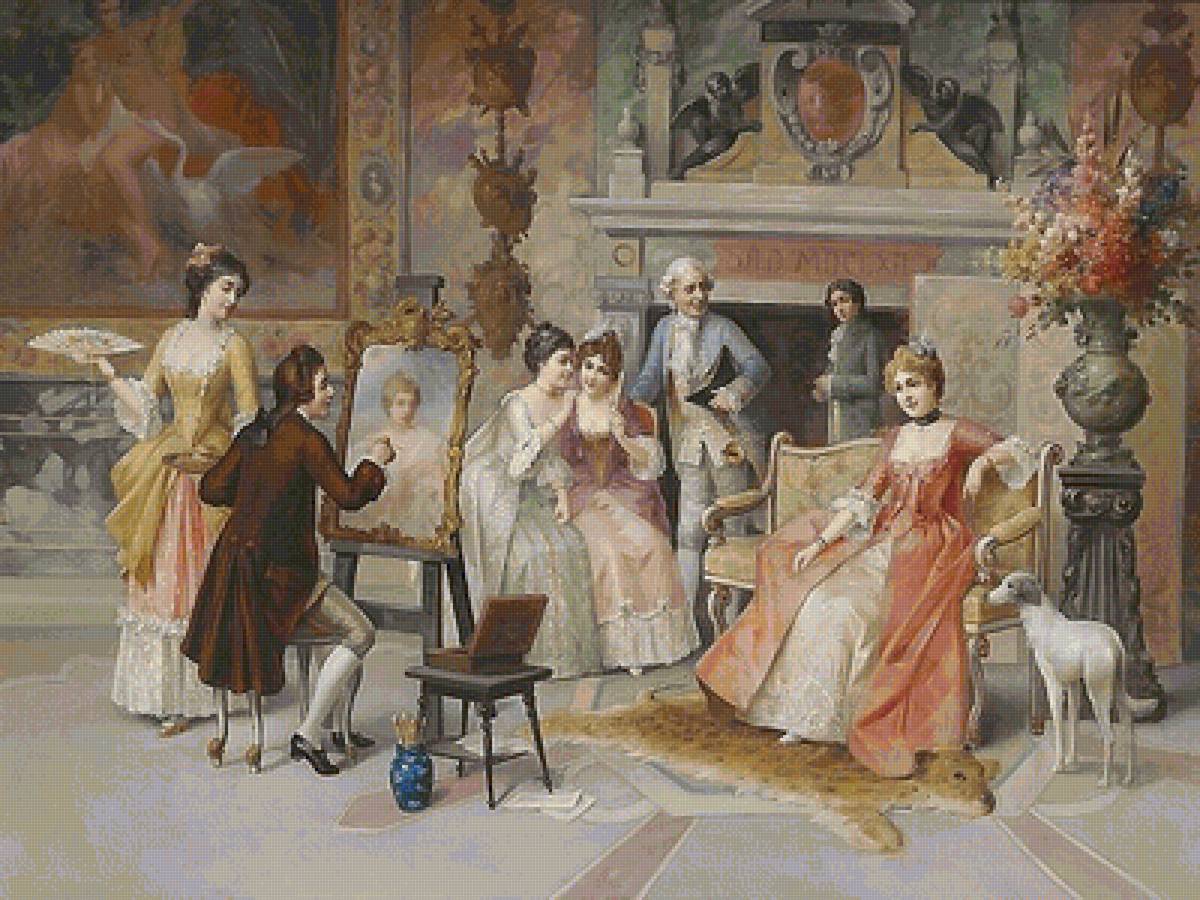 портрет - картина - предпросмотр