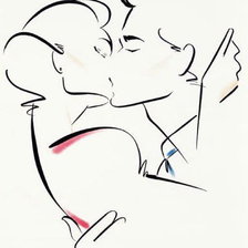 Схема вышивки «двое»