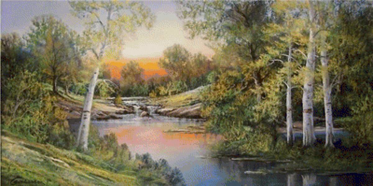 jesienny zachód - предпросмотр