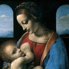 Схема вышивки «Мадонна»