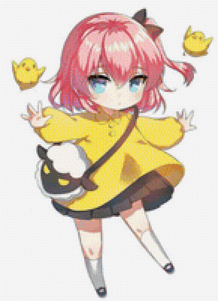 Чиби с овечкой - девочка овечка - предпросмотр