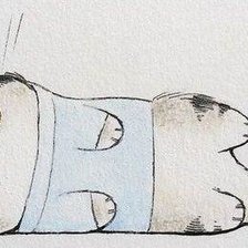 Схема вышивки «Котик лежебока»