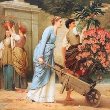 Схема вышивки «Цветочницы»