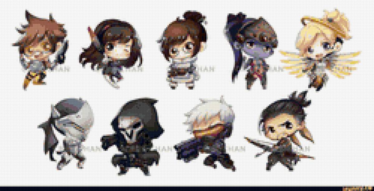 герои овервотч - шутер, милашка, овервотч, герои - предпросмотр