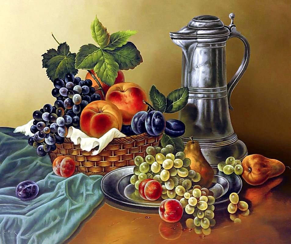 Натюрморт. - натюрморт, живопись. - оригинал