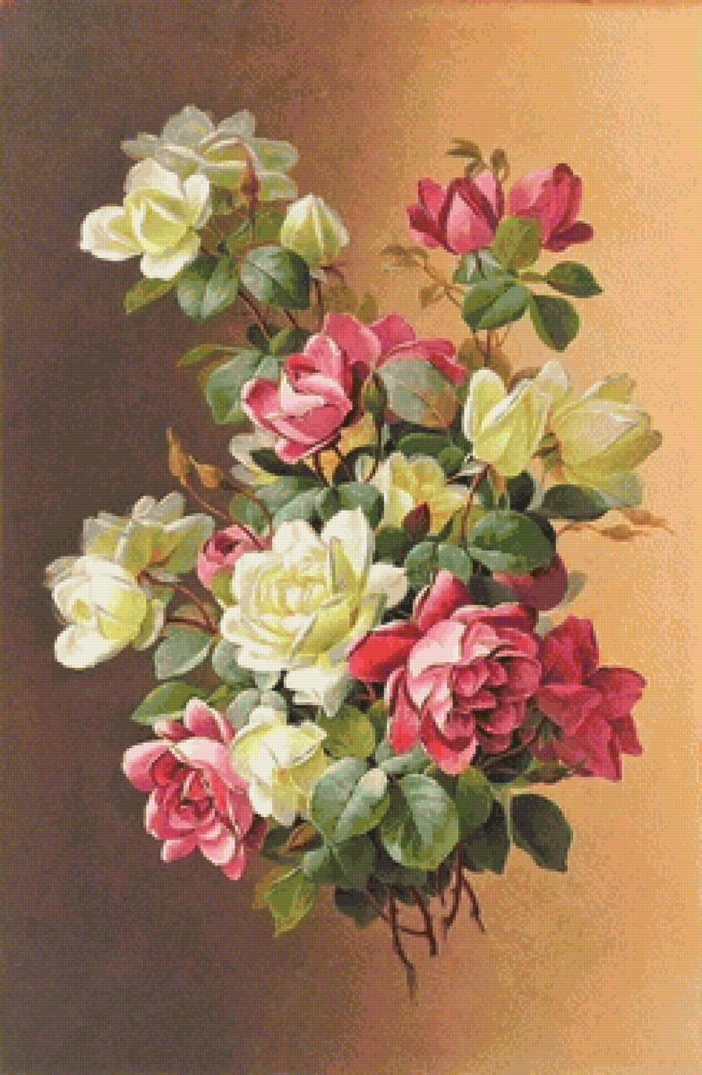 Розы - букет, цветы, розы - предпросмотр