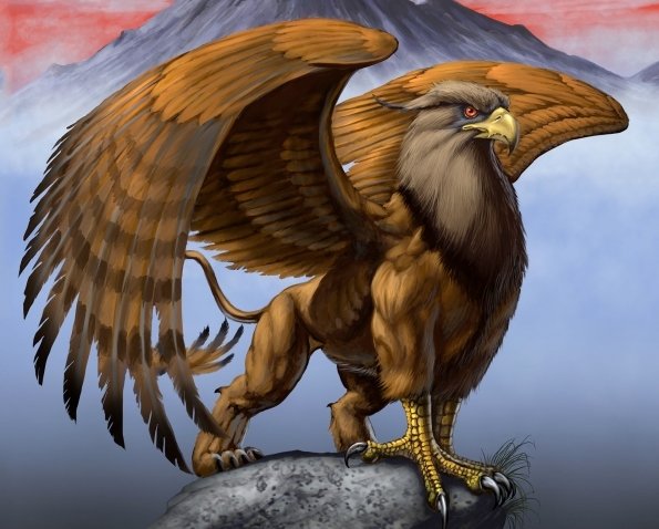 Грифон - фэнтази, грифон - оригинал