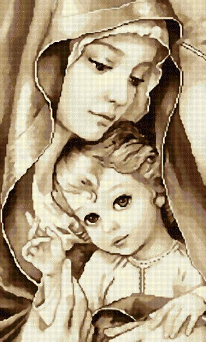 икона - детя, мать, икона - предпросмотр