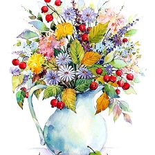 Схема вышивки «букет.»