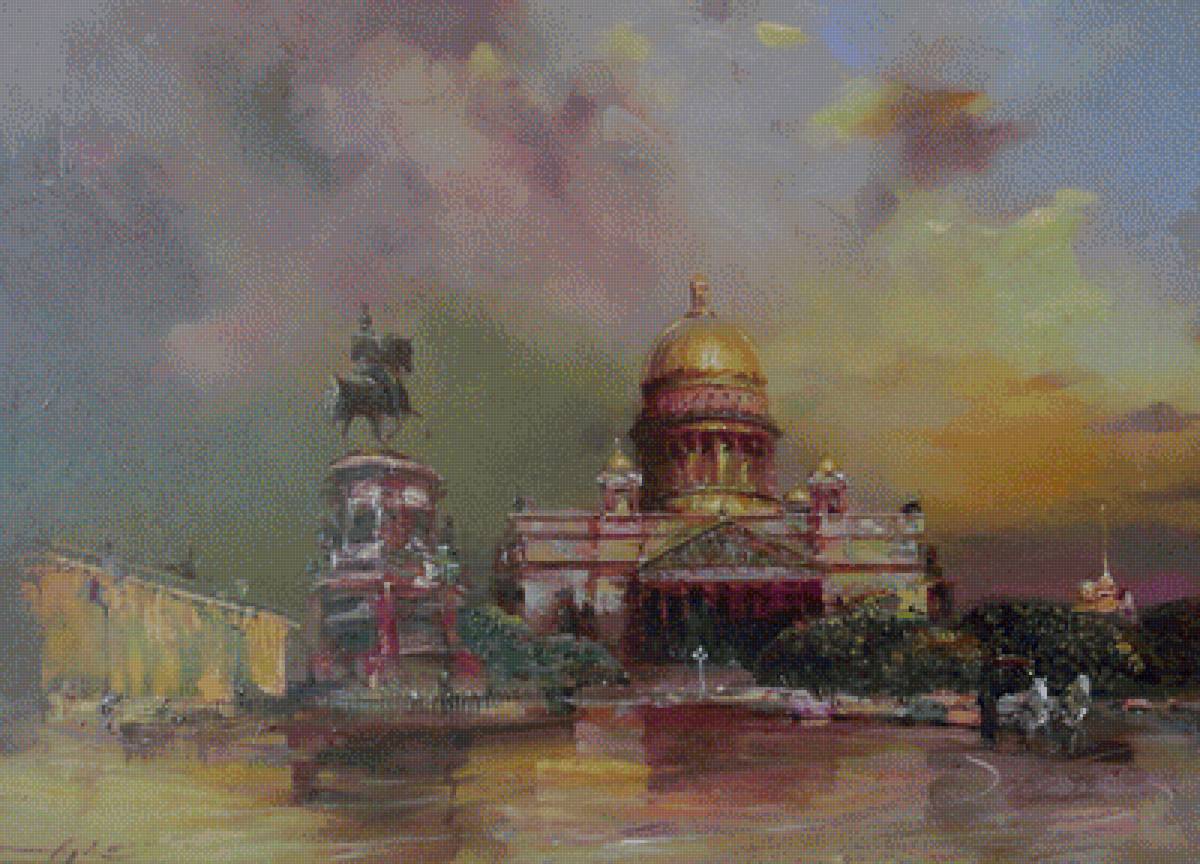 Питер - город, исакиевский собор, питер, пейзаж, санкт-петербург - предпросмотр