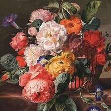 Оригинал схемы вышивки «садовые розы» (№1775609)