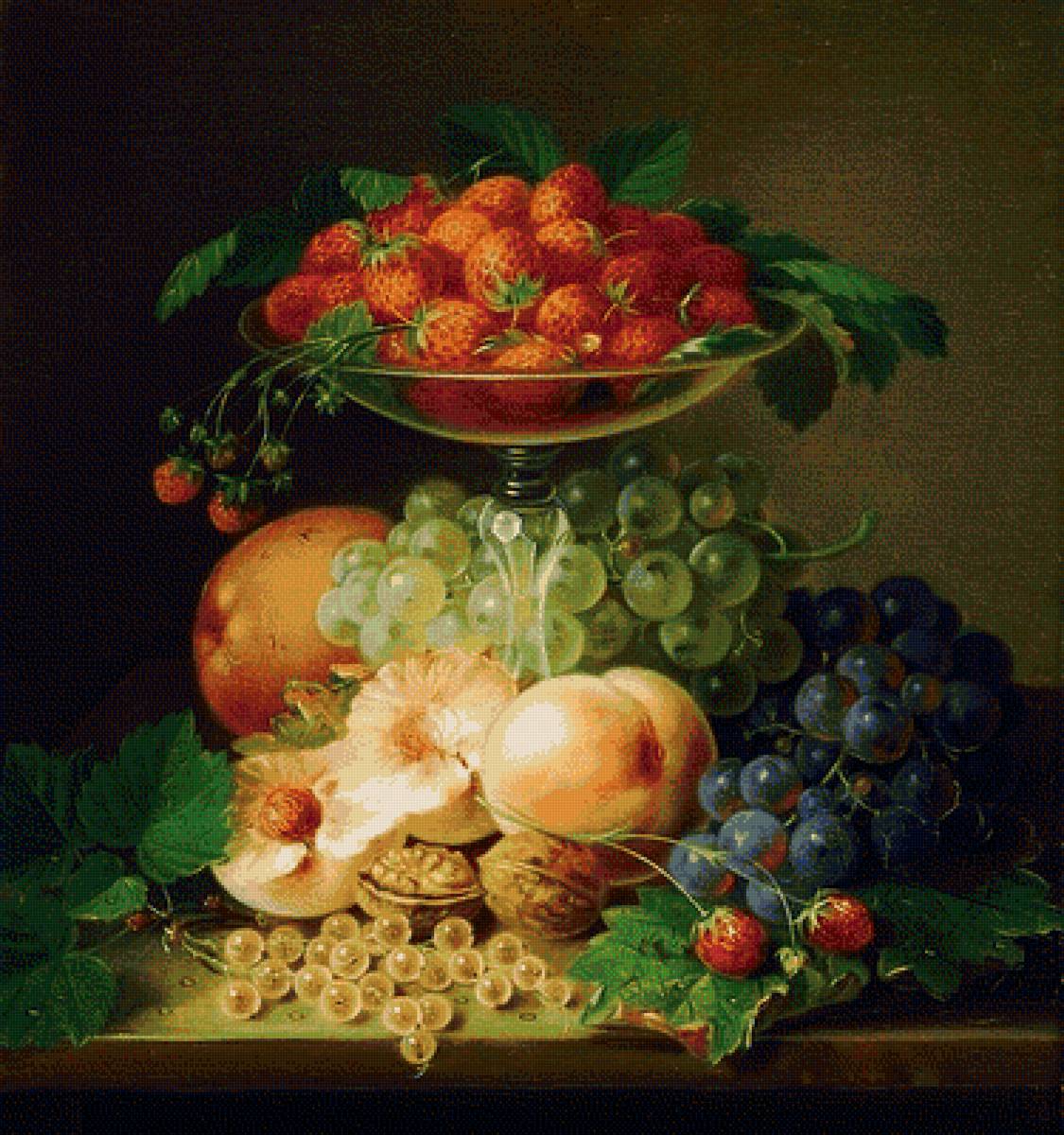 натюрморт - натюрморт, фрукты - предпросмотр