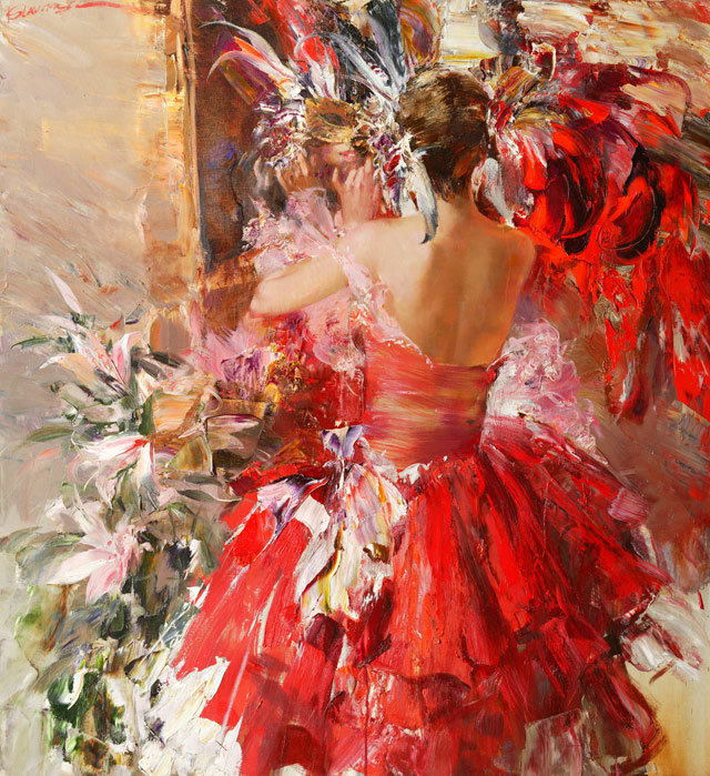 Балерина - иллюстрация, картина - оригинал