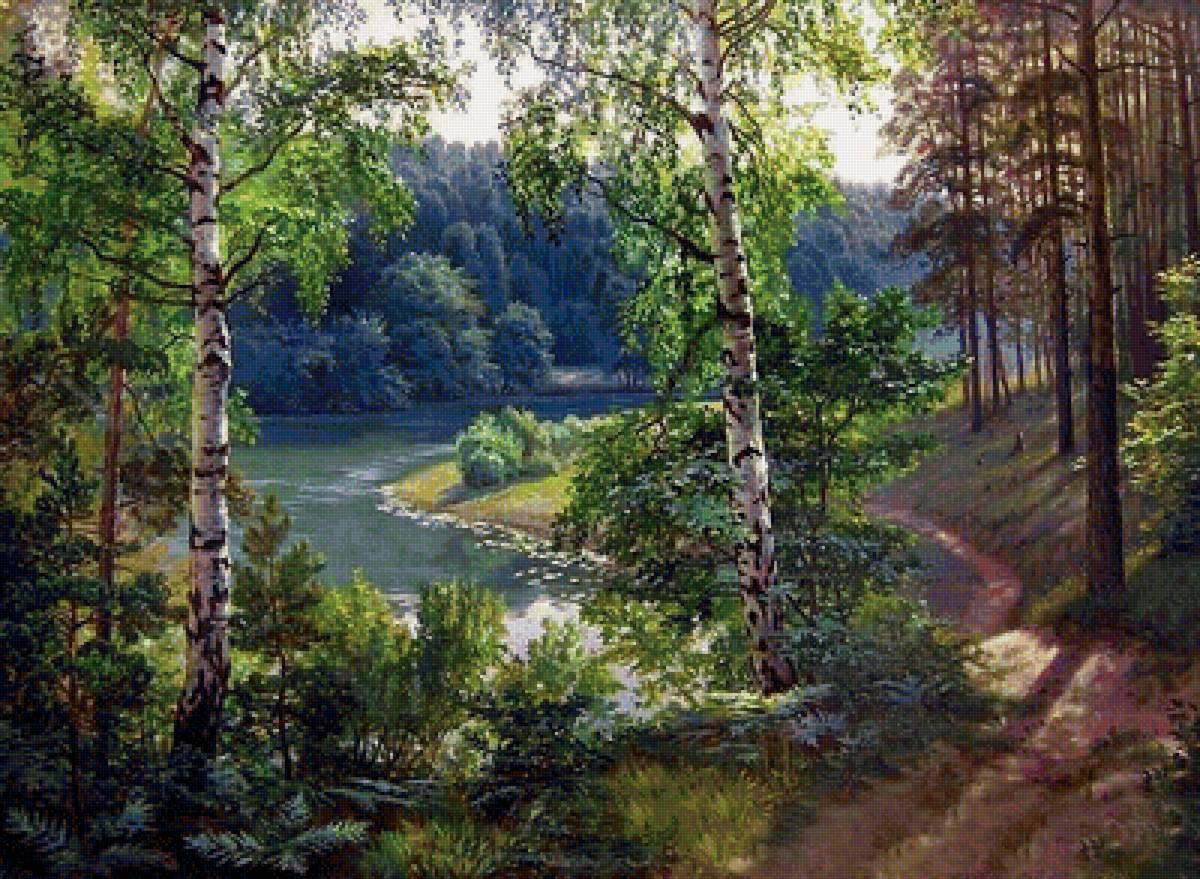 Родные просторы - лес, река, природа - предпросмотр