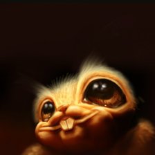 Схема вышивки «существо»