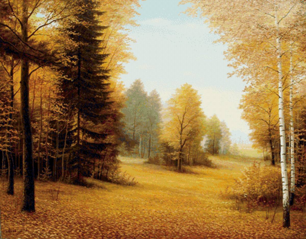 Осень - осенний лес, пейзаж - предпросмотр