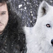 Схема вышивки «джон сноу»