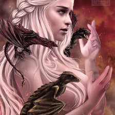 Схема вышивки «дейнерис»