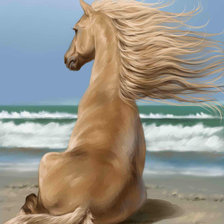 Схема вышивки «конь»