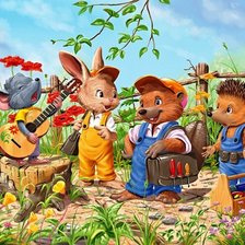 Схема вышивки «Детская»