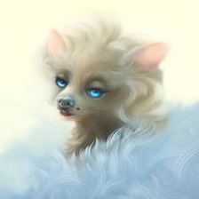 Схема вышивки «собачка»