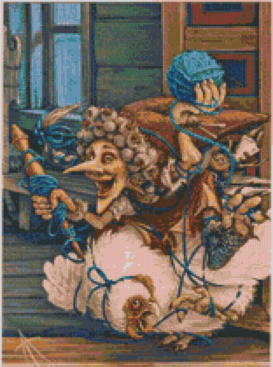 бабка - курица - предпросмотр