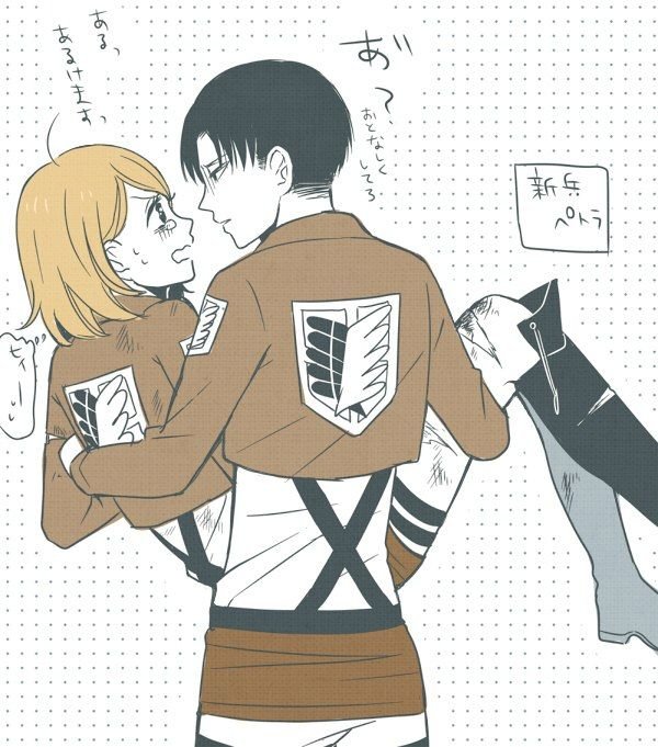 Петра и Леви - леви, атака титанов, леви и петра, петра, аниме - оригинал