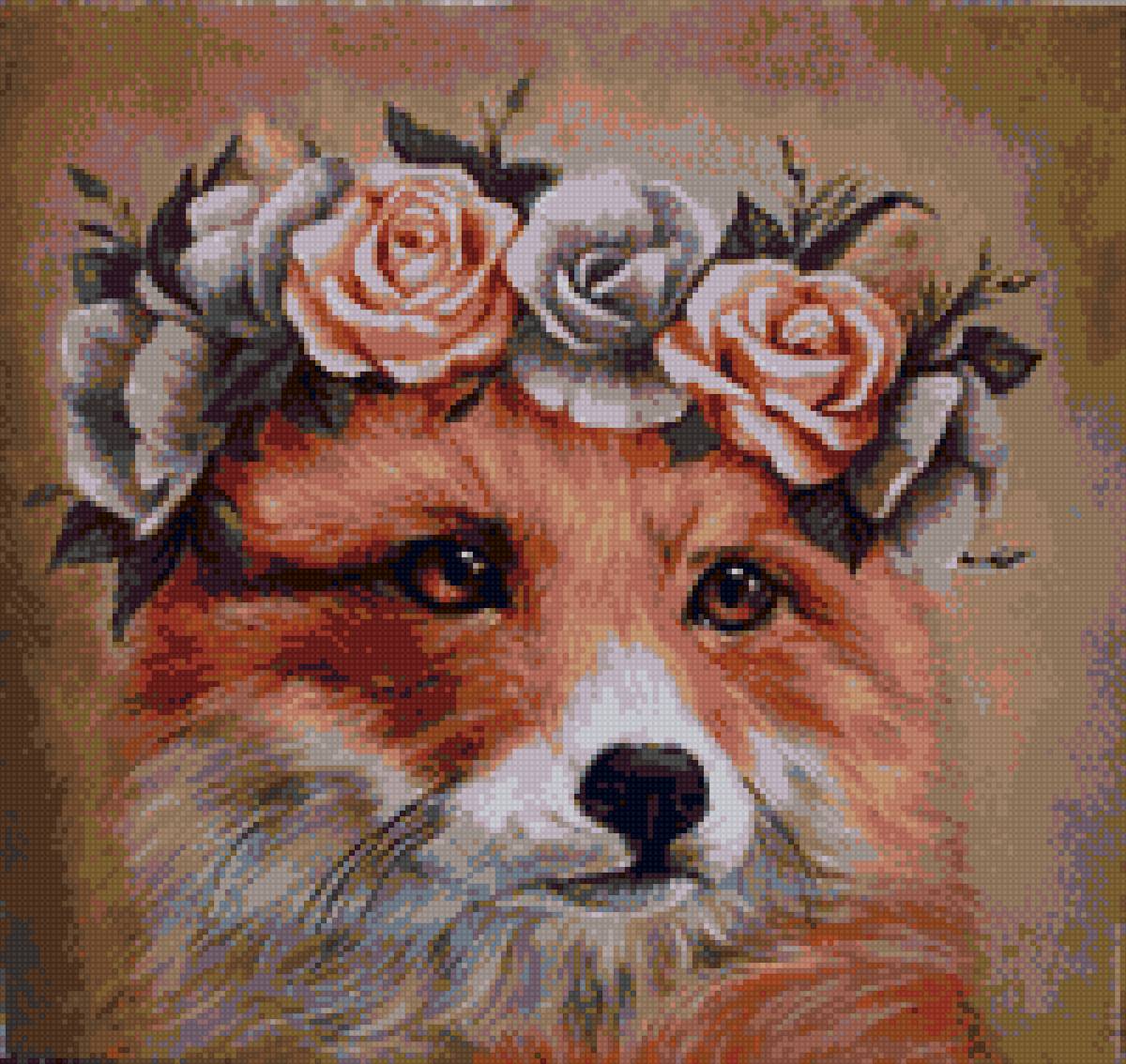 лиса - картина - предпросмотр