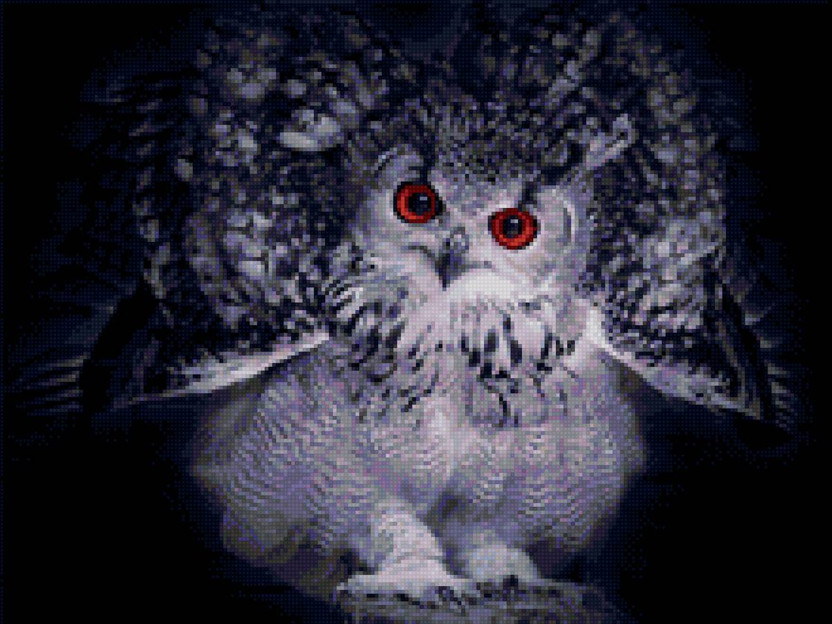 сова - крылья - предпросмотр