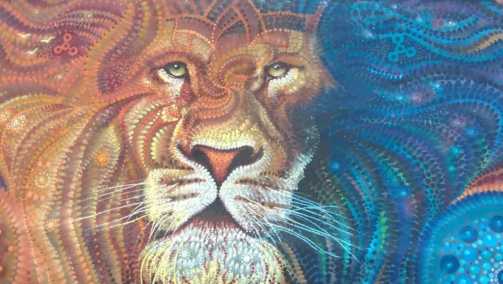 лев абстракция - оригинал