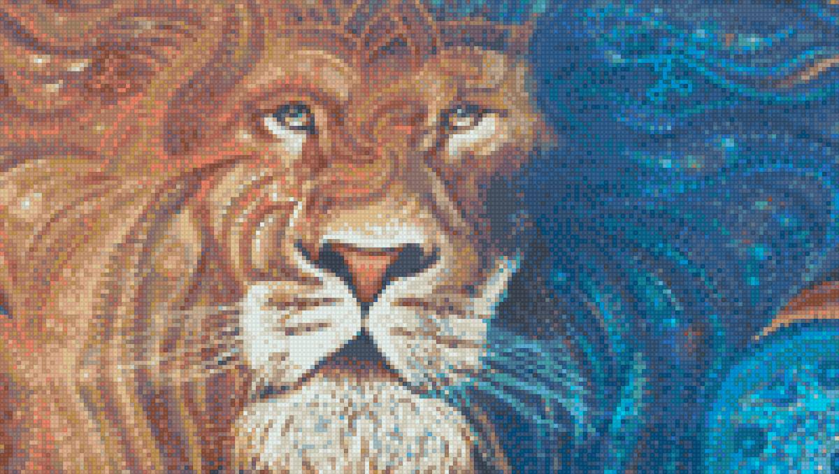 лев абстракция - предпросмотр