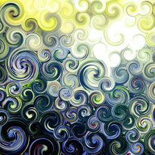 Схема вышивки «завитки»