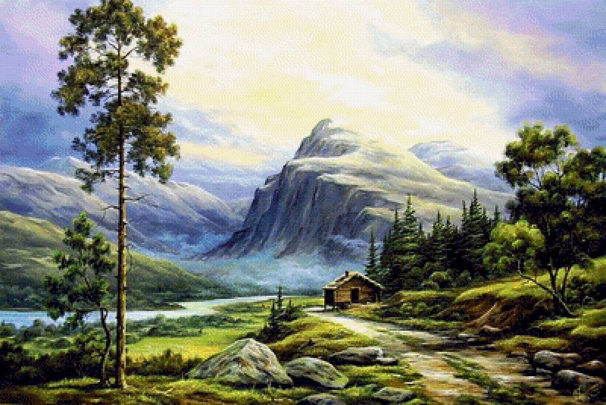 Пейзаж. - живопись., пейзаж - предпросмотр