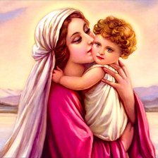 Схема вышивки «ребенок икона»